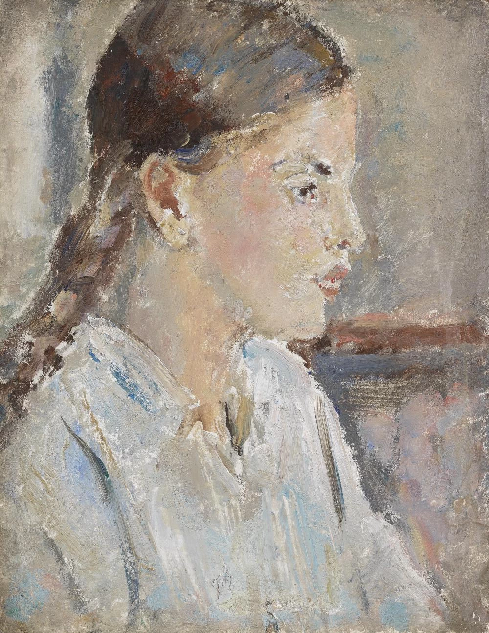 Ethel Walker - Ragazza con le trecce